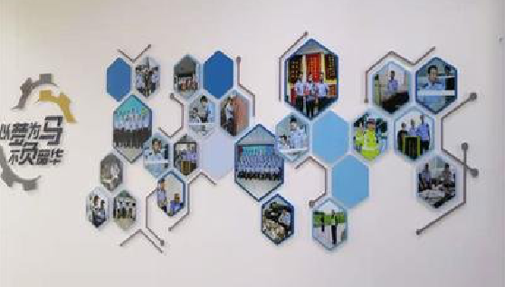 开化文化墙最常见的做法。